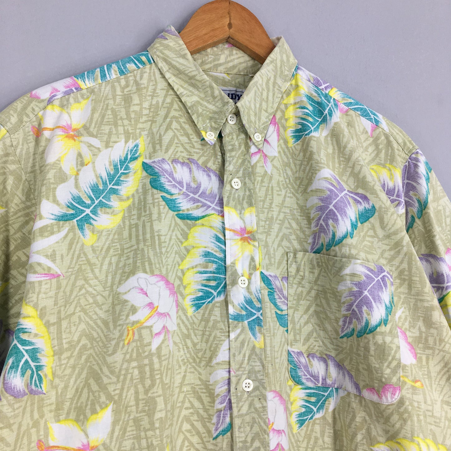 Vintage 90s Leaves Hawaii Aloha Shirts Large