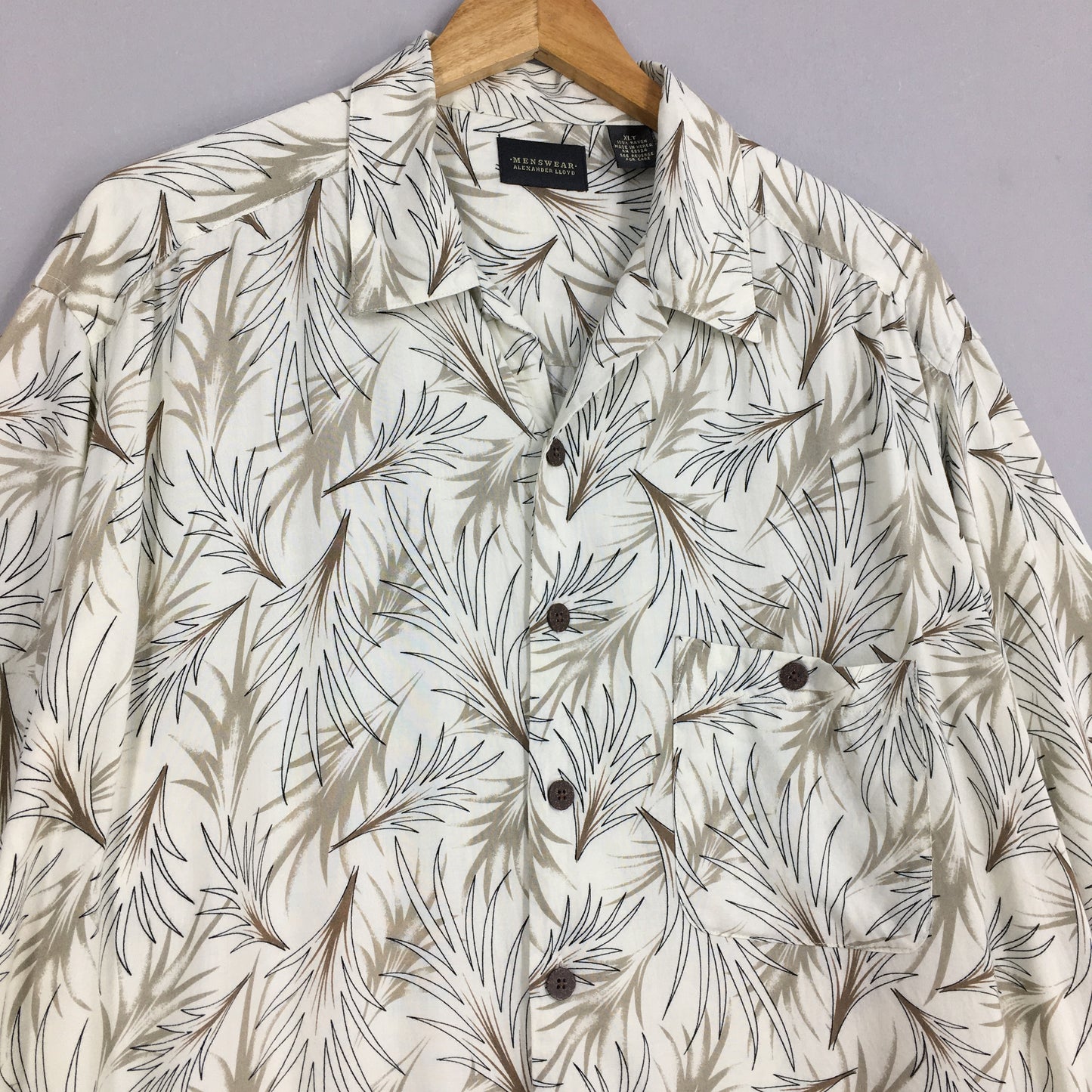 Hawaiian Aloha Tropical Rayon Shirt XLarge