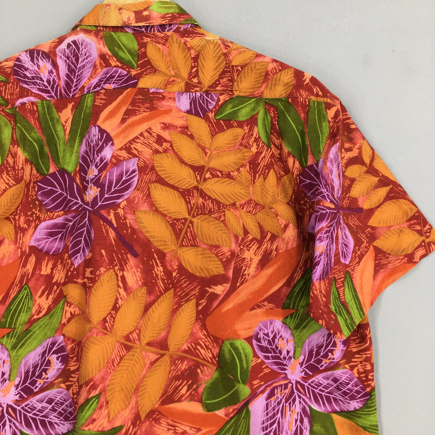 Vintage 90s Leaves Hawaii Aloha Shirts Medium