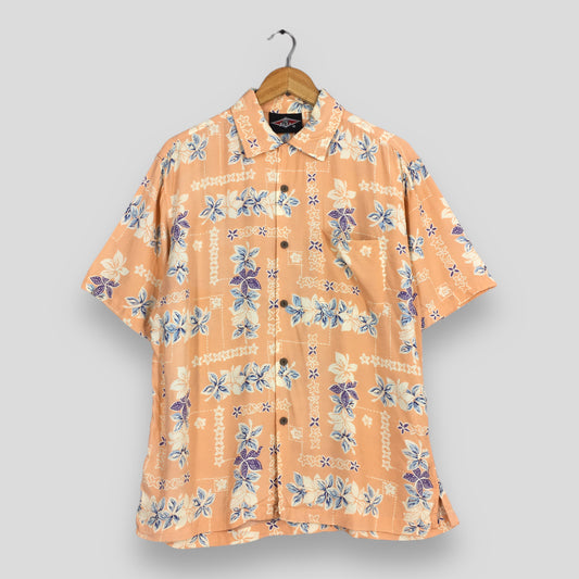 Hawaiian Hibiscus Flower Tropical Hawaii Shirt Medium