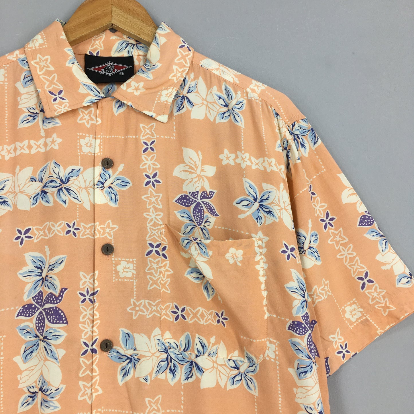 Hawaiian Hibiscus Flower Tropical Hawaii Shirt Medium