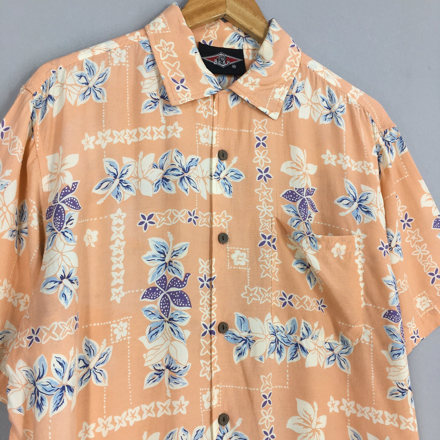 Hawaiian Hibiscus Flower Tropical Hawaii Shirt Medium