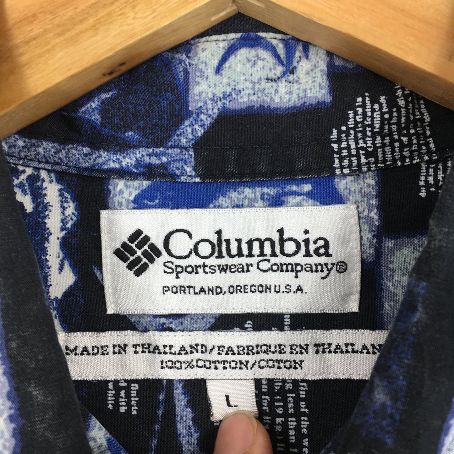 Vintage Columbia Hawaiian Shirt Large