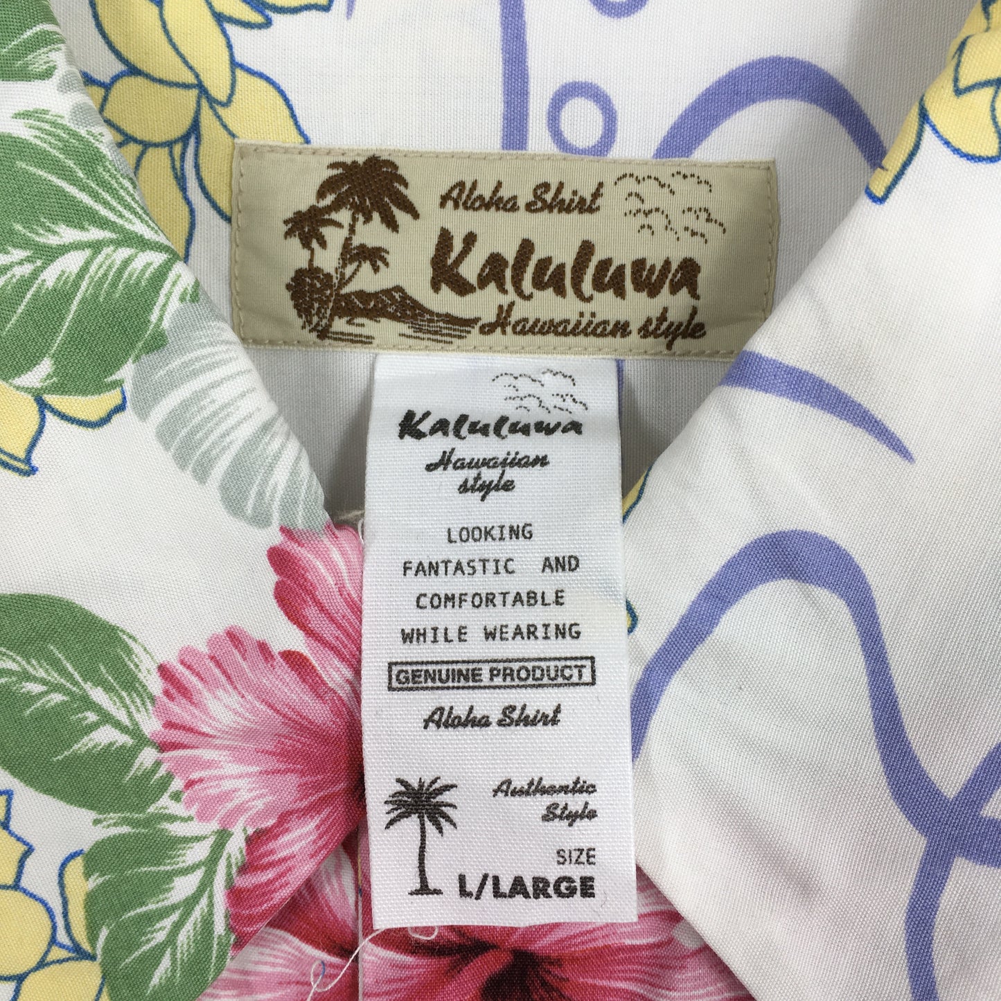 Vintage Kaluluwa Hawaii Aloha Floral Shirt Large