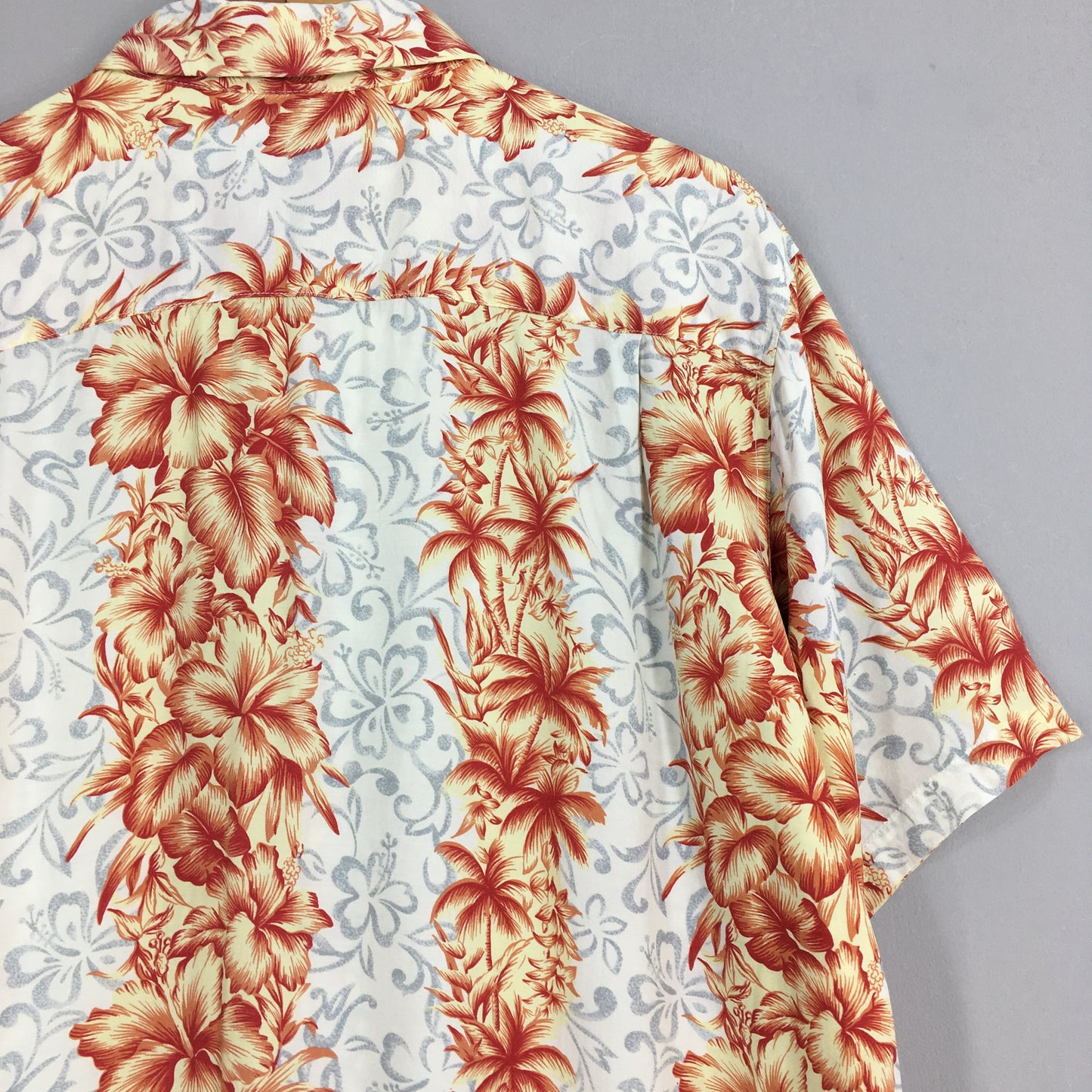 Vintage Hawaiian Hibiscus Flower Tropical Hawaii Shirt Large