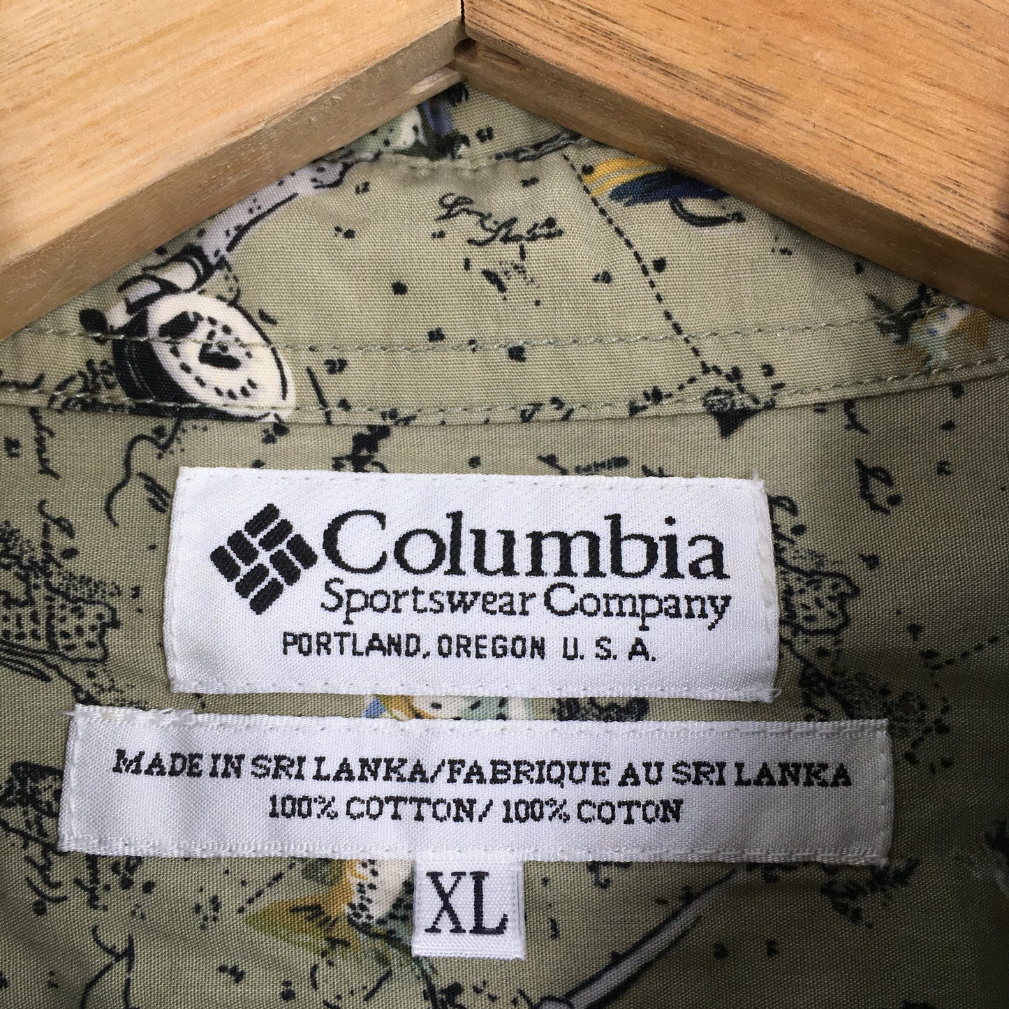 Vintage Columbia Hawaiian Shirt XLarge