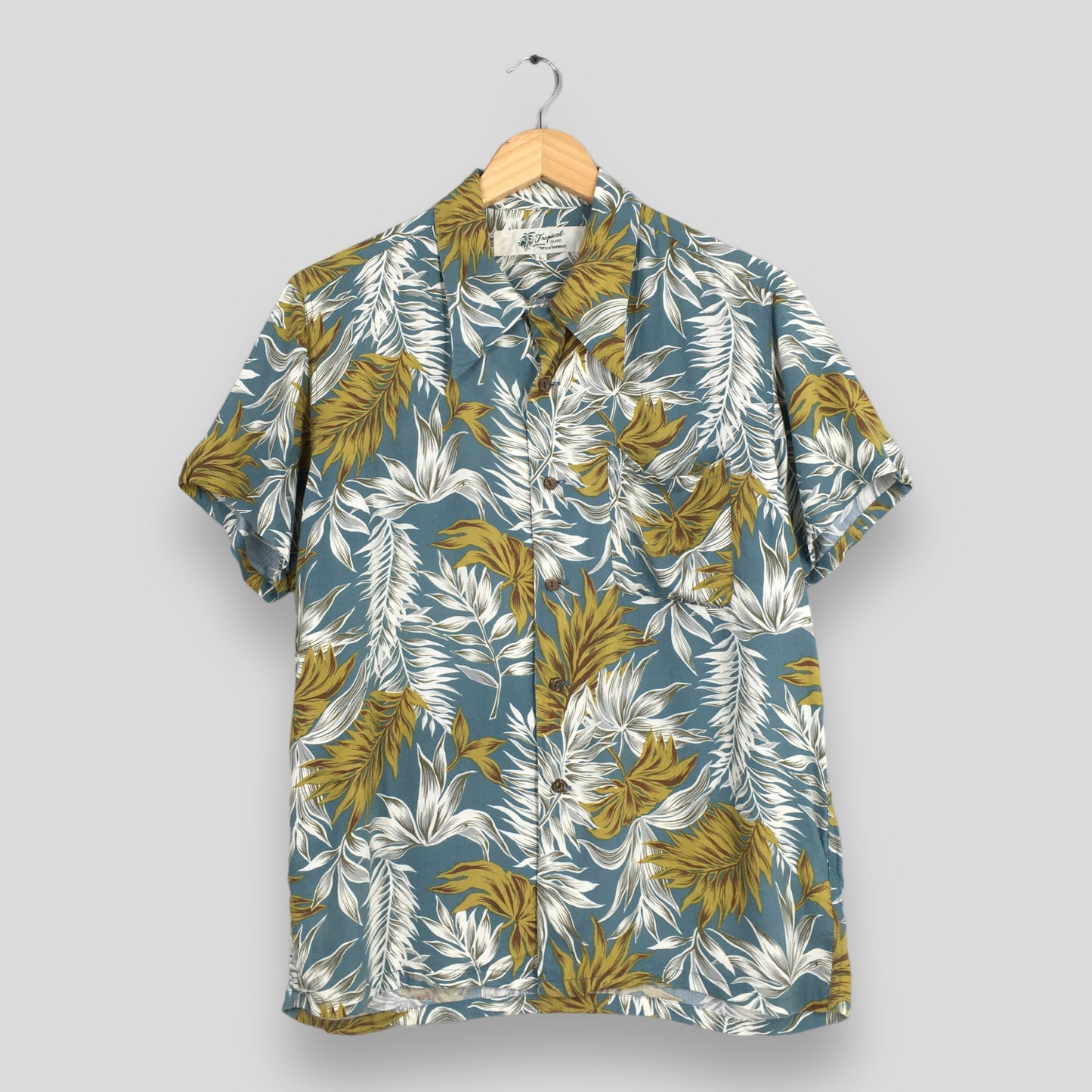 Hawaiian Aloha Tropical Island Shirt Large