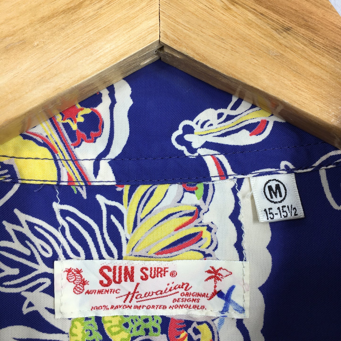 Vintage Sun Surf Land Of Aloha Japanese Rayon Shirt Medium