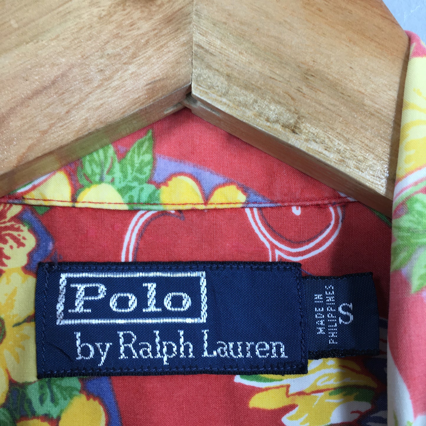 Vintage Polo Ralph Lauren Floral Hawaiian Shirt Small