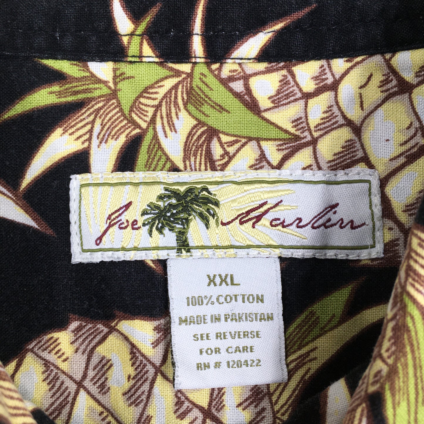 Hawaiian Pineapples Aloha Tropical Cotton Shirt XXLarge