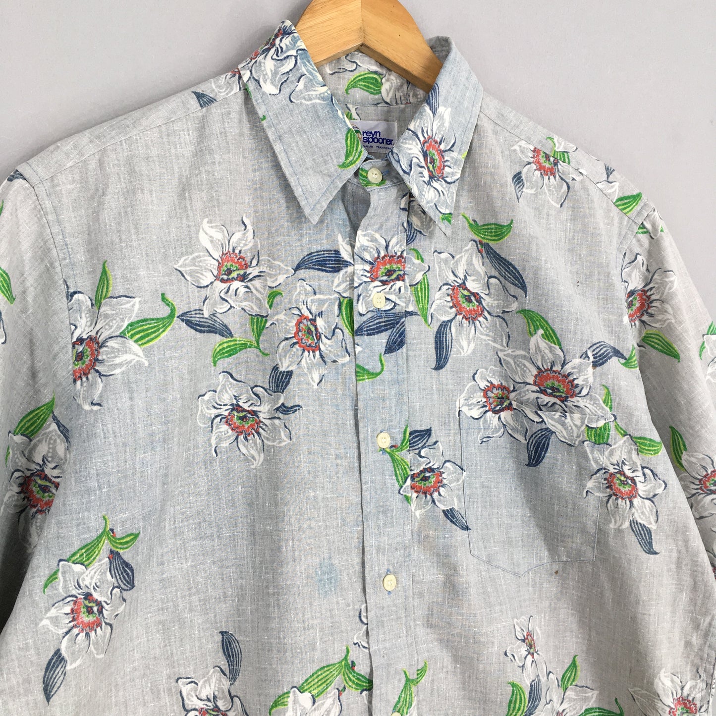 Reyn Spooner Hawaiian Traditionals Tropical Shirt XLarge