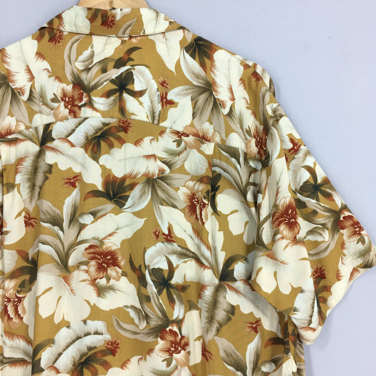 Vintage Hawaiian Hibiscus Flower Tropical Hawaii Shirt Medium