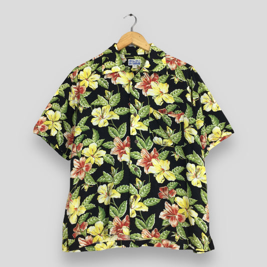 Tom Short Hawaiian Hibiscus Flower Tropical Hawaii Shirt