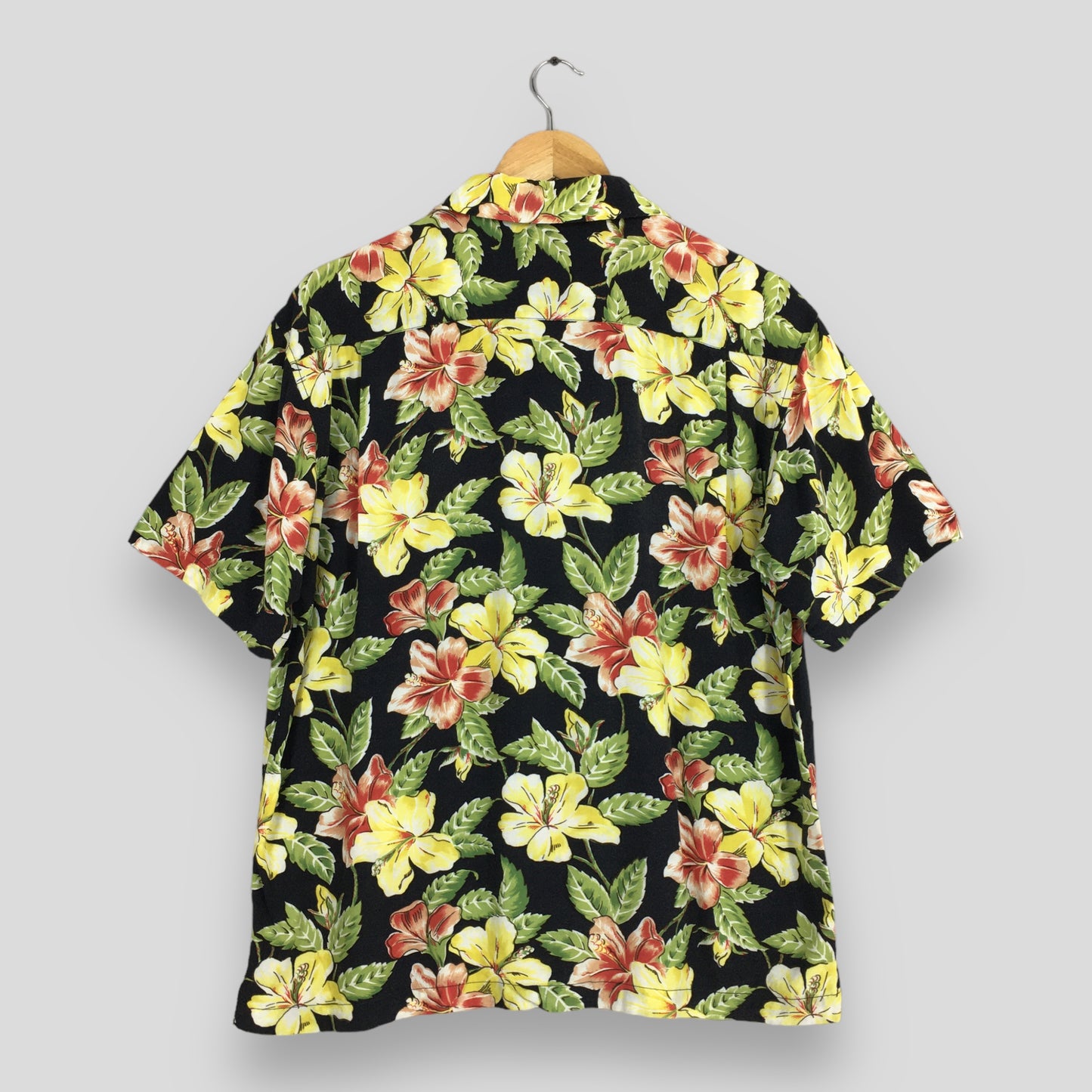 Tom Short Hawaiian Hibiscus Flower Tropical Hawaii Shirt