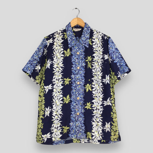 Patina Floral Hawaii Summer Wear Shirt Large