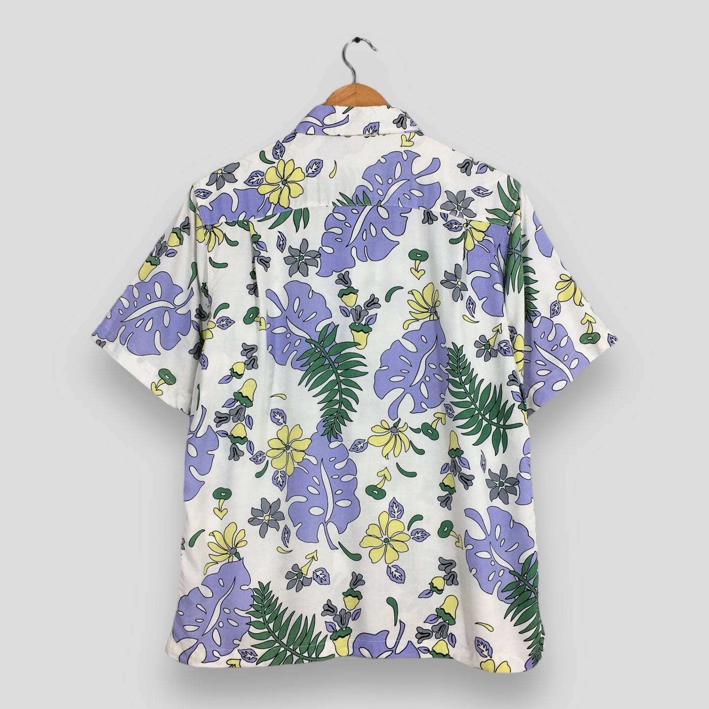 Patina Surf Rayon Floral Shirt Medium