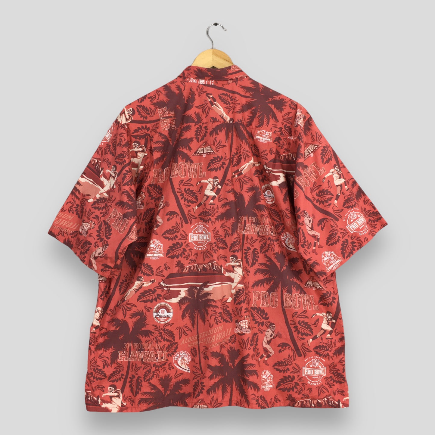 Reyn Spooner NFL Pro Bowl Hawaii Aloha Shirt Large