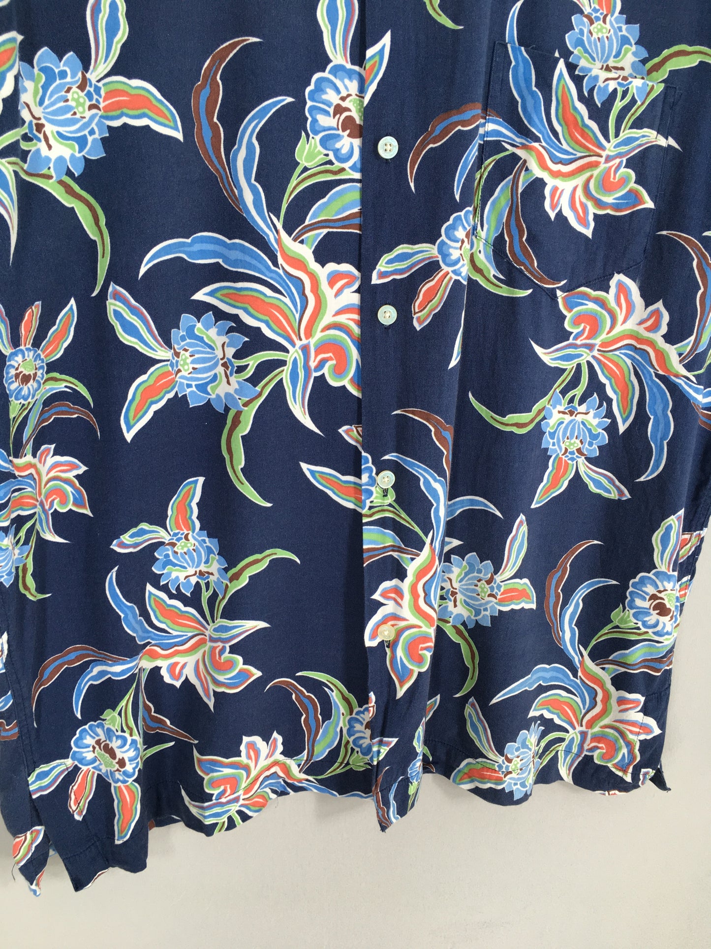 Reyn Spooner Hawaiian Traditionals Tropical Shirt Large