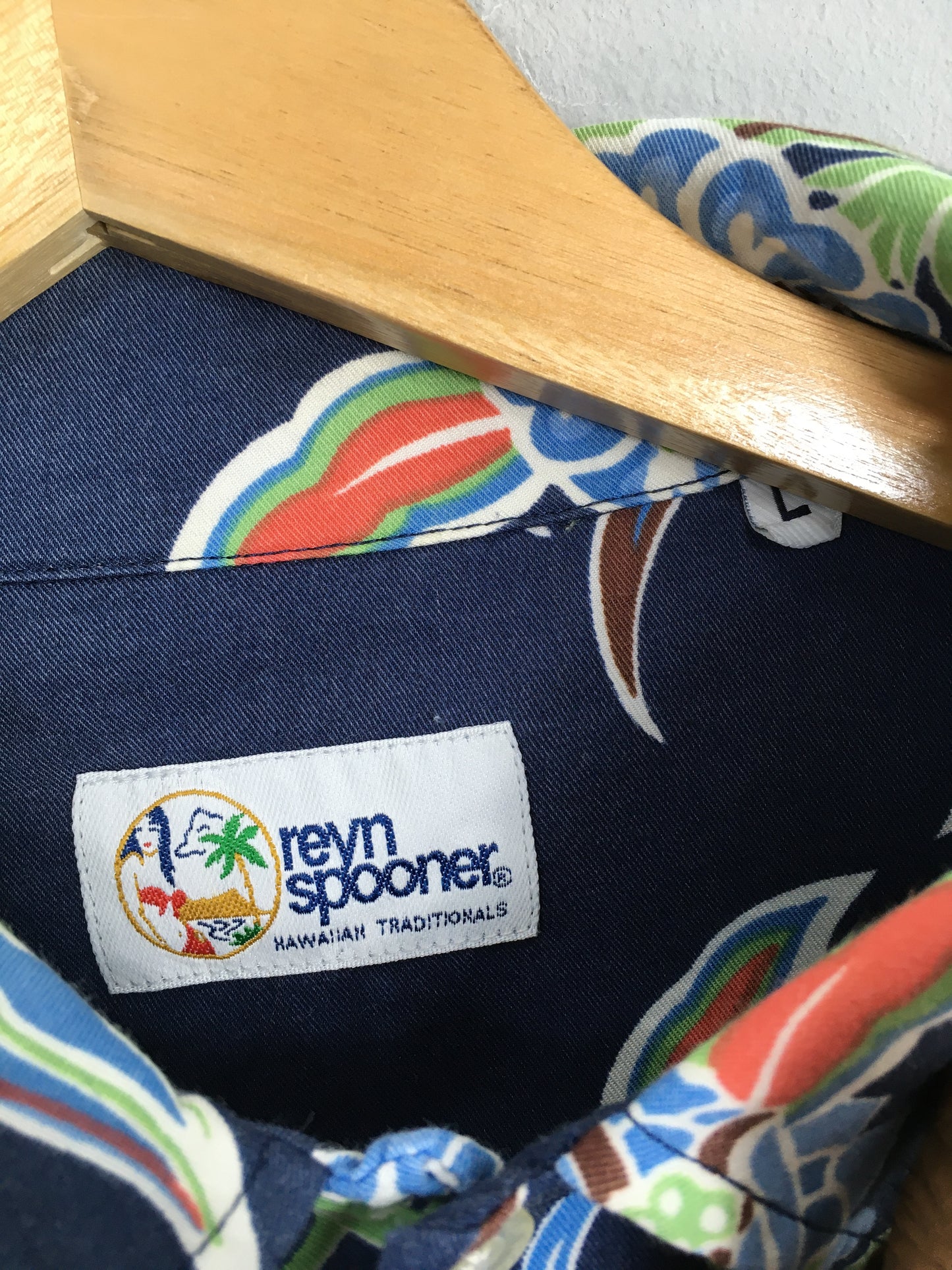 Reyn Spooner Hawaiian Traditionals Tropical Shirt Large