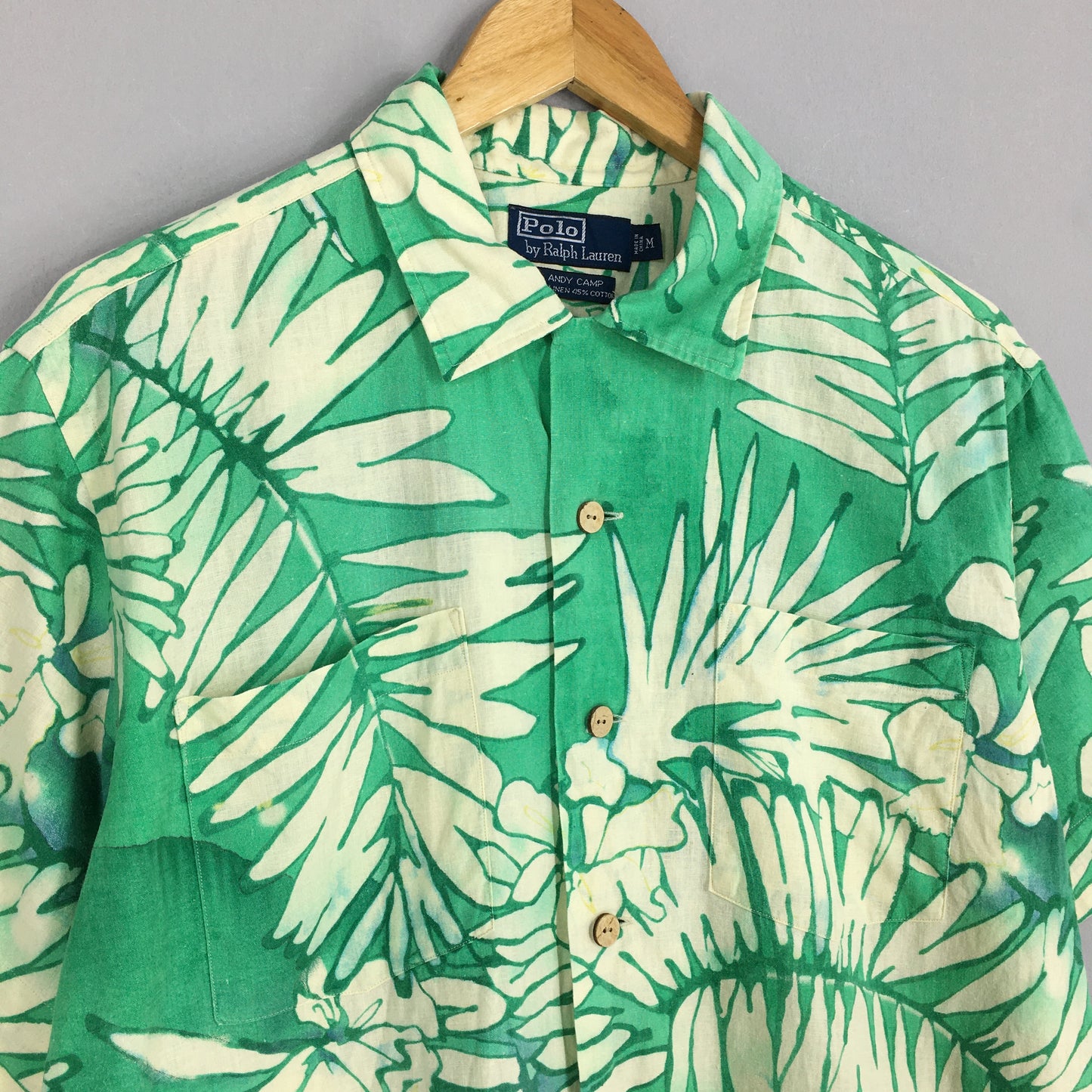 Polo Ralph Lauren Floral Hawaiian Shirt Medium