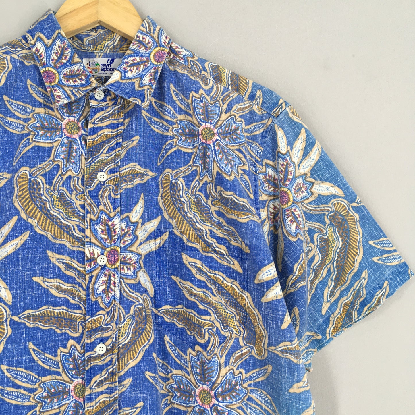 Hawaii Reyn Spooner Floral Aloha Shirt Large