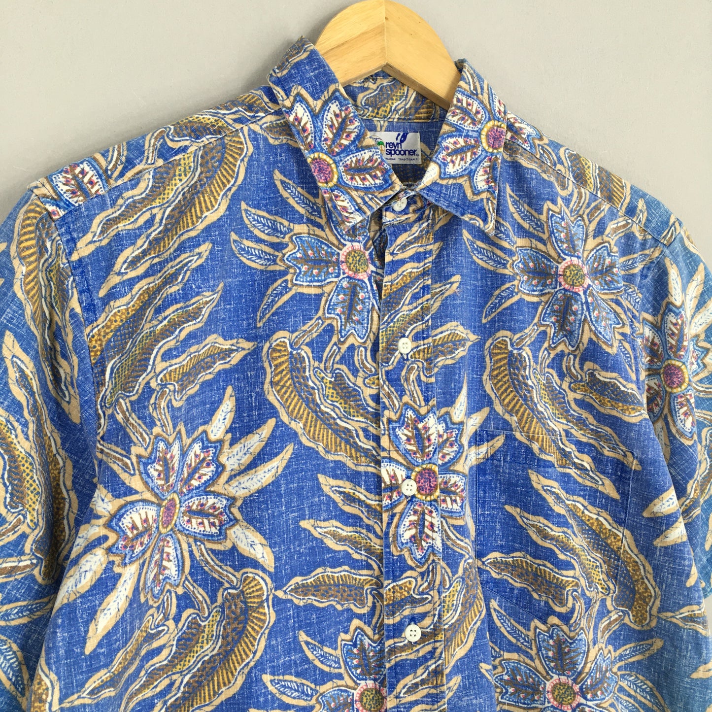 Hawaii Reyn Spooner Floral Aloha Shirt Large