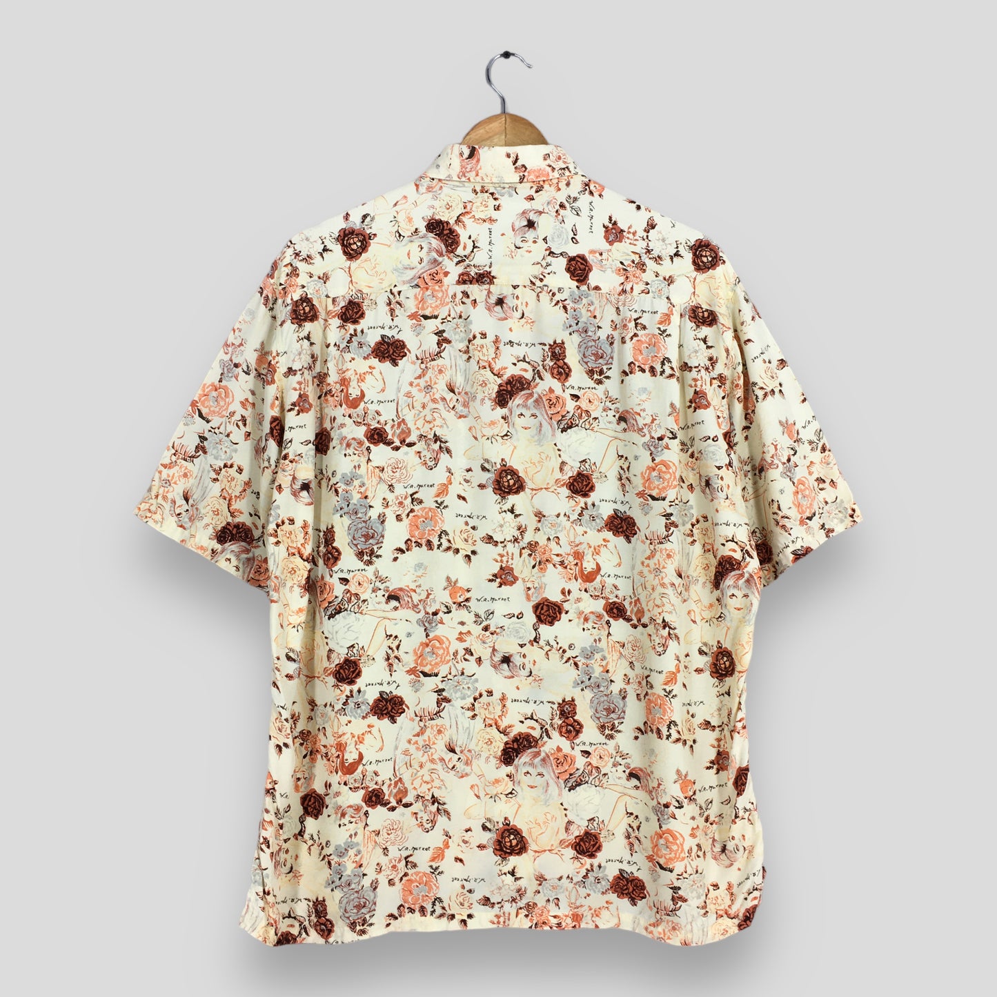 HR Market Japan Hawaiian Flower Rayon Shirt