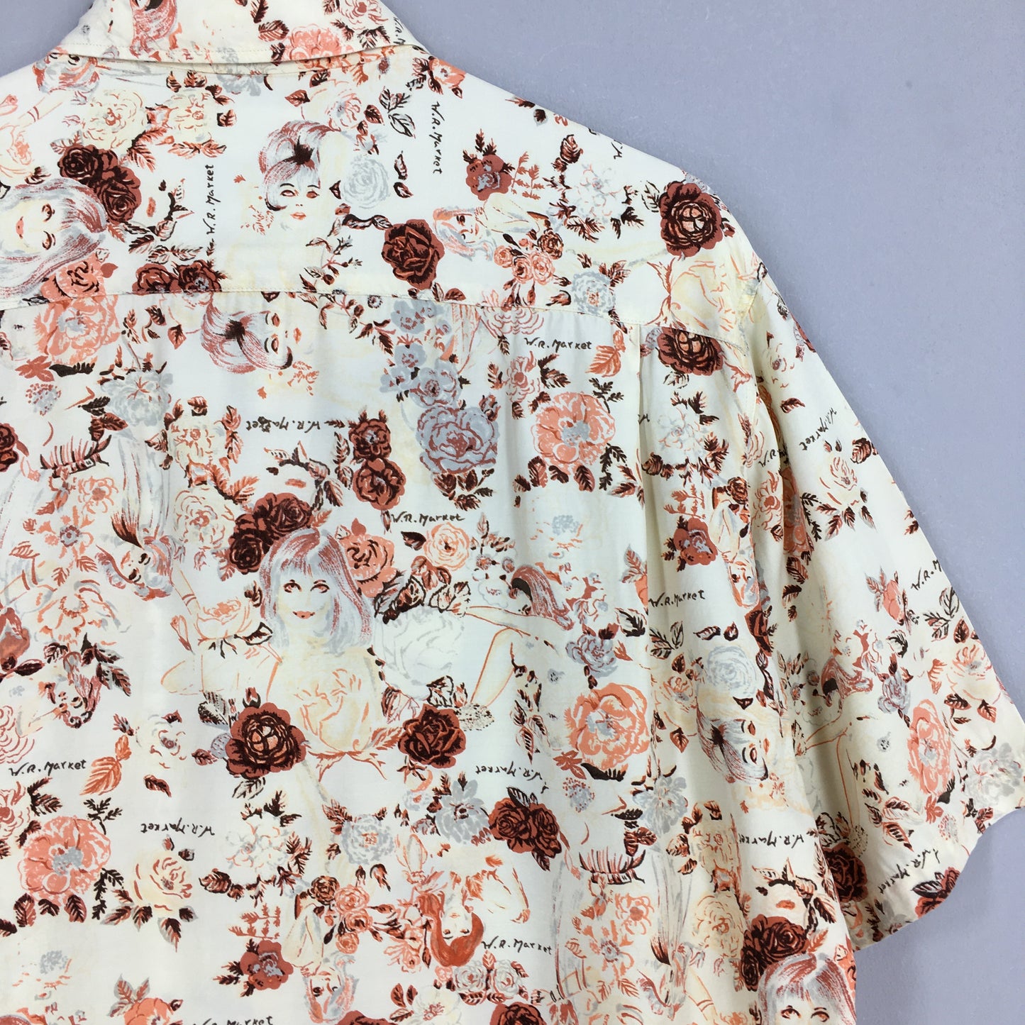 HR Market Japan Hawaiian Flower Rayon Shirt