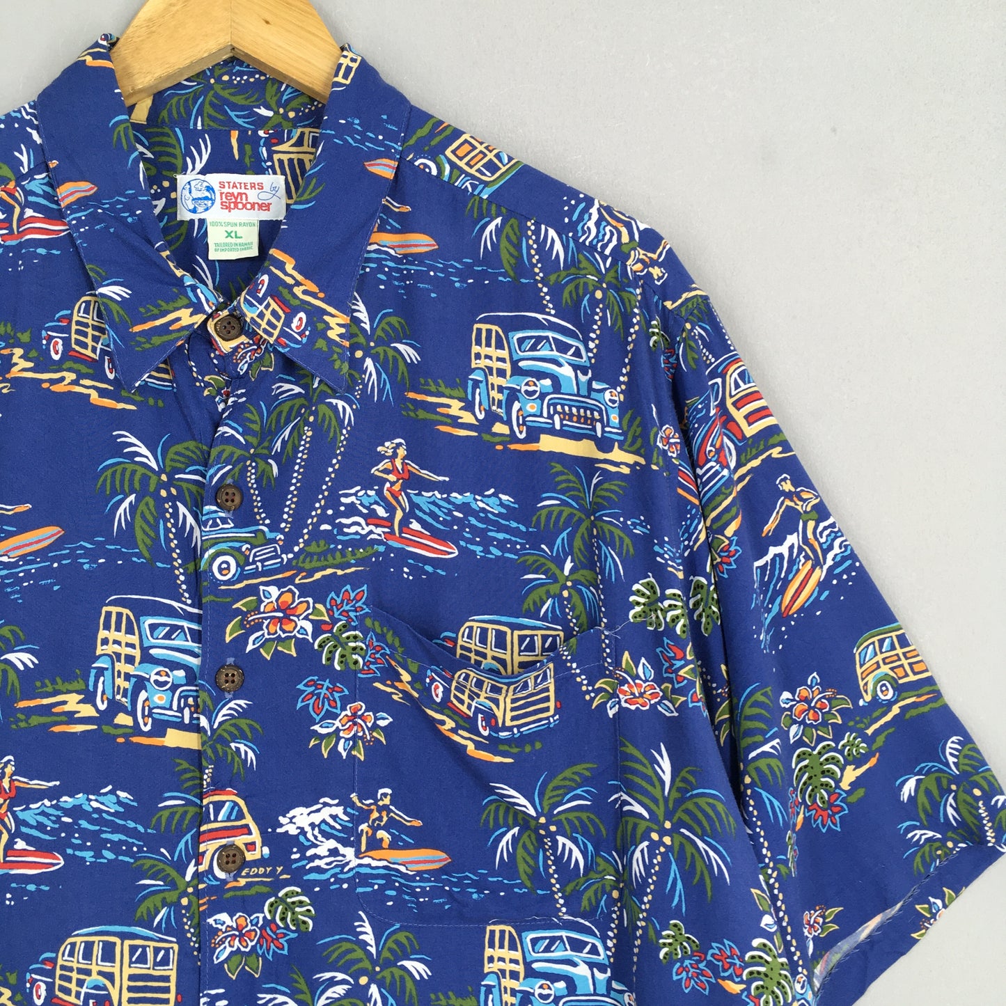 Hawaii Reyn Spooner Beach Party Aloha Shirt XLarge