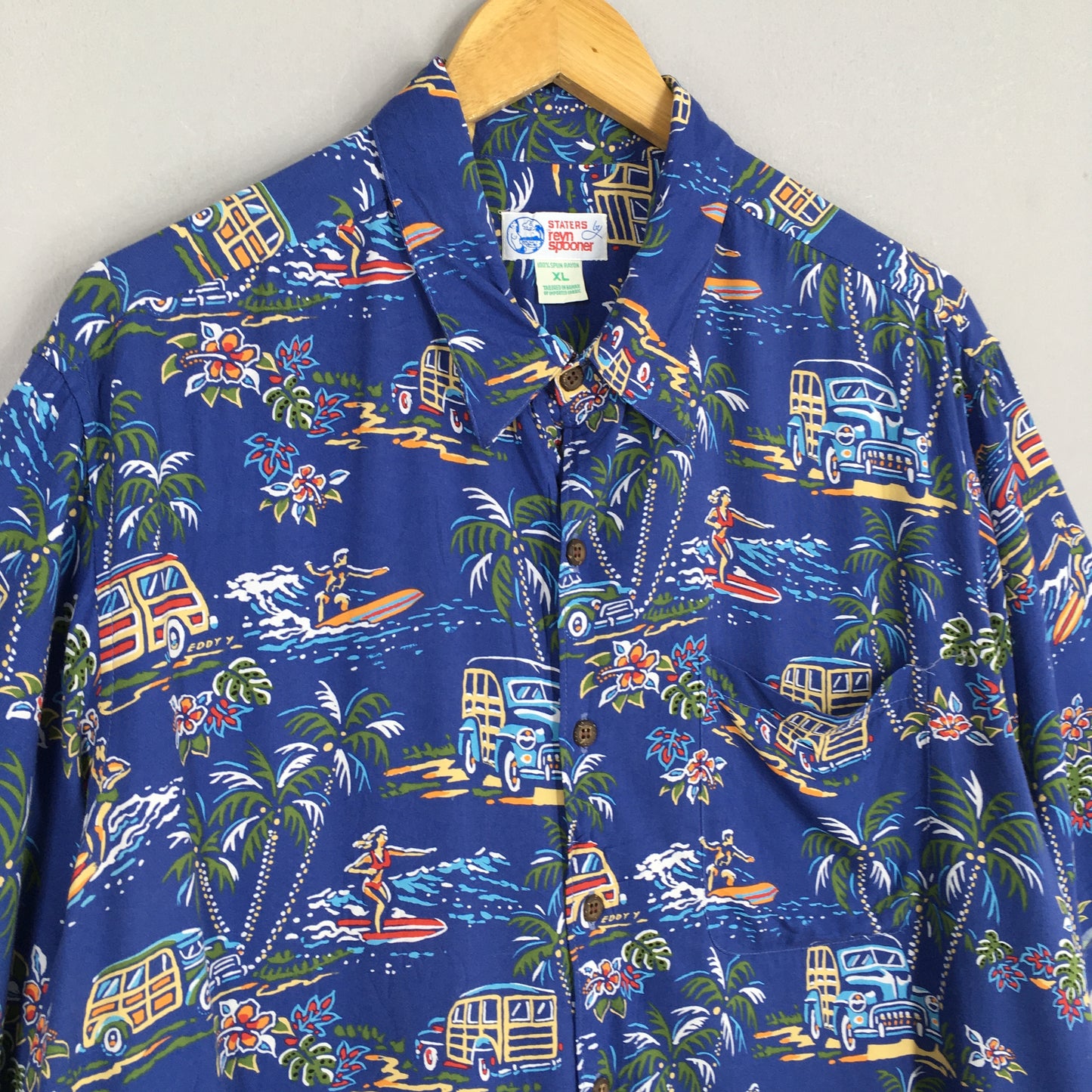 Hawaii Reyn Spooner Beach Party Aloha Shirt XLarge