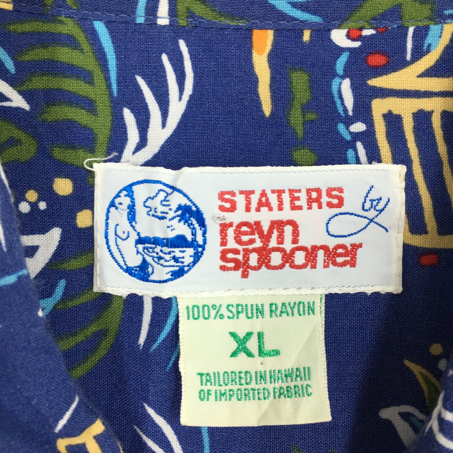 Hawaii Reyn Spooner Beach Party Aloha Shirt XLarge