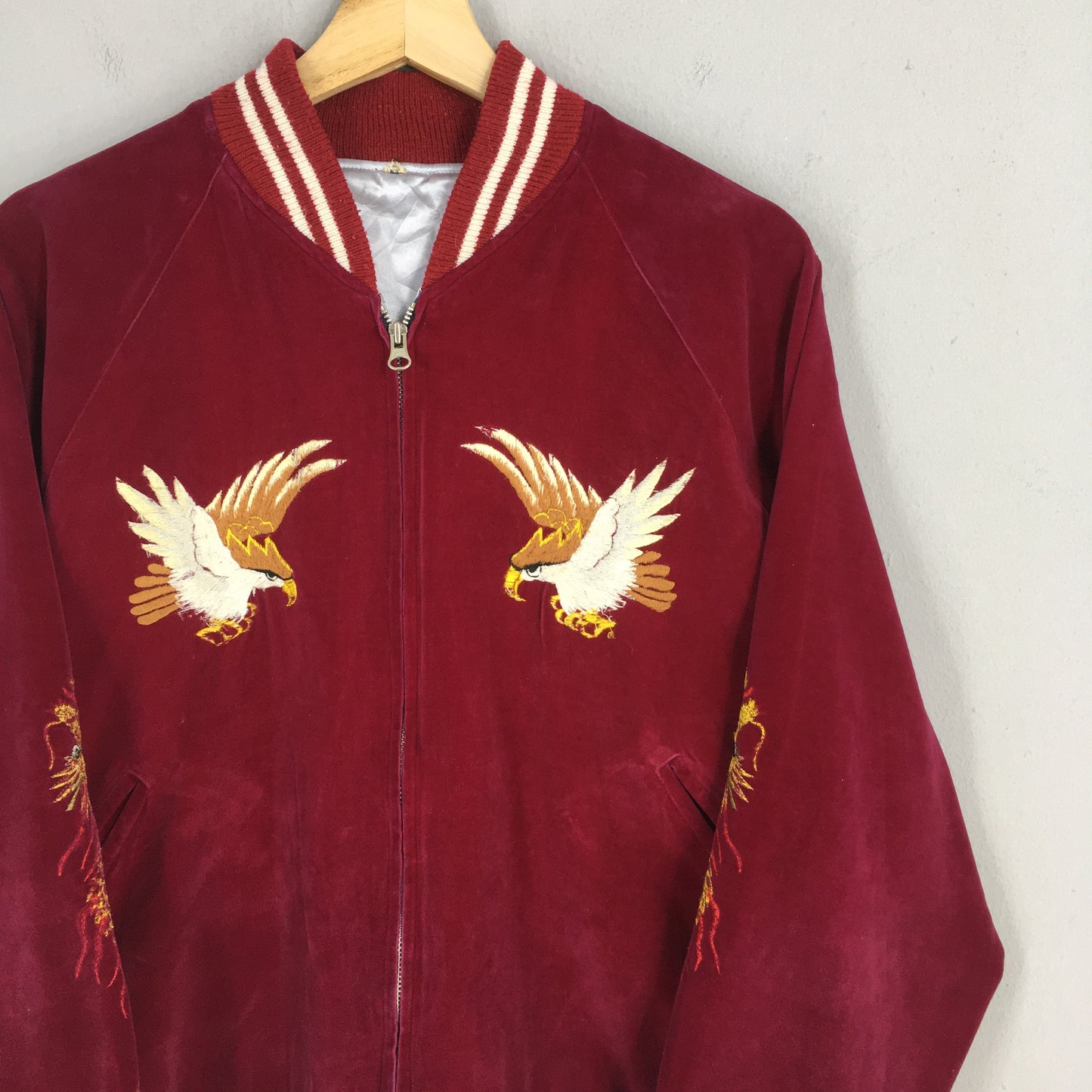 Sukajan Japan Phoenix Eagle Jacket Medium