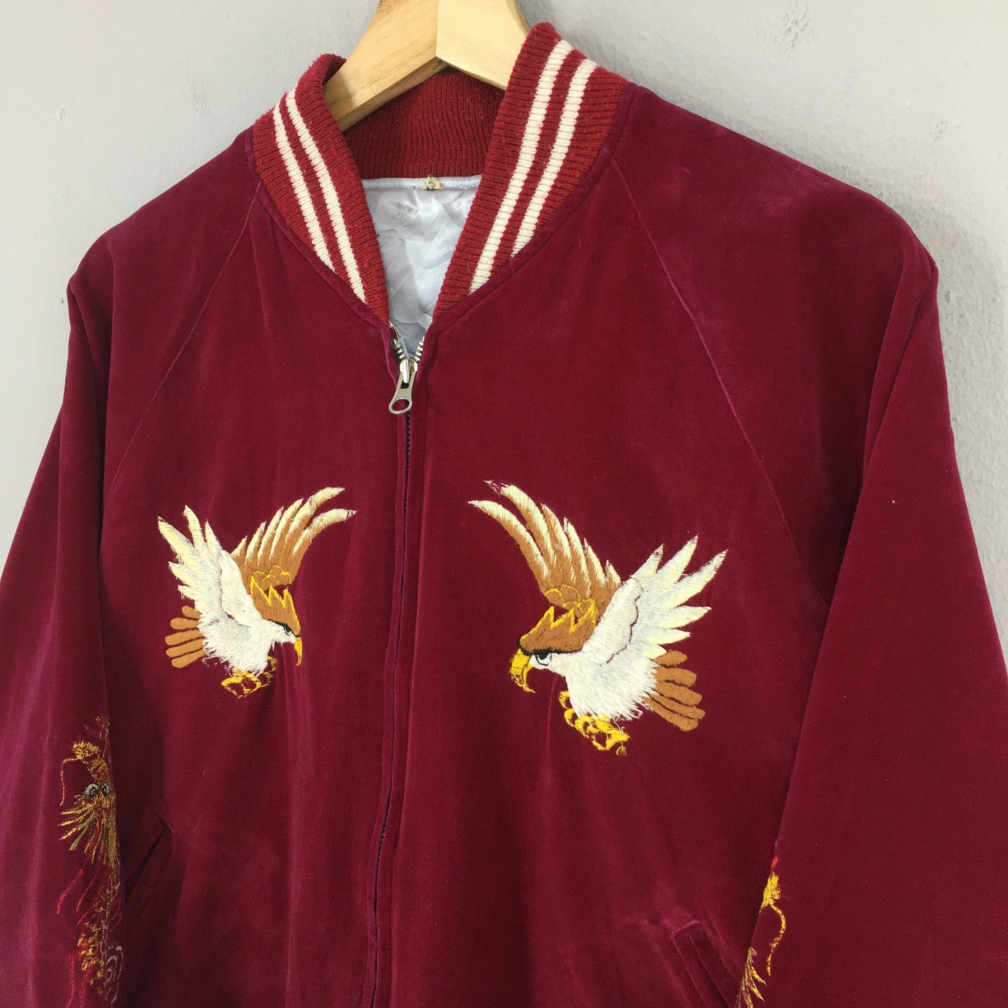 Sukajan Japan Phoenix Eagle Jacket Medium