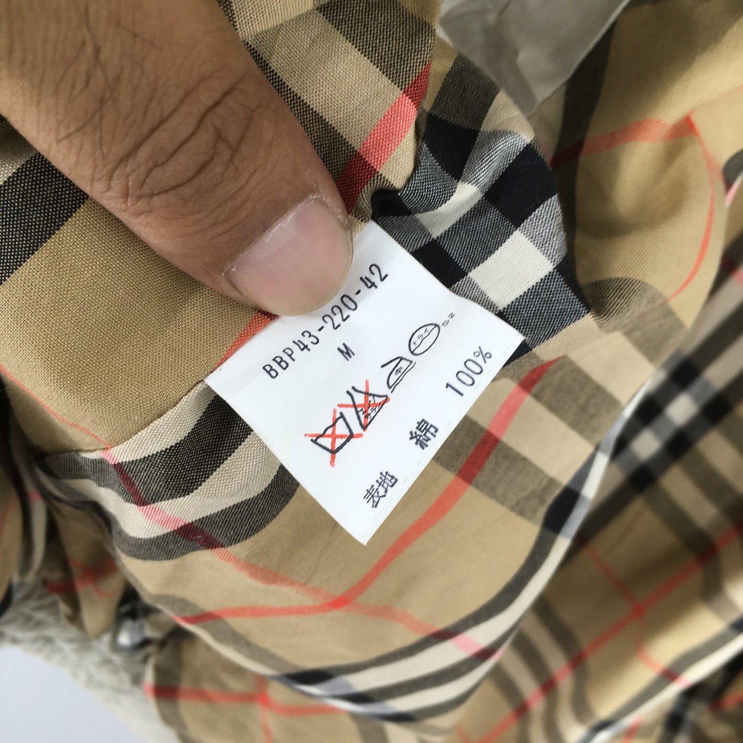 90s Burberrys England Harrington Coat Medium