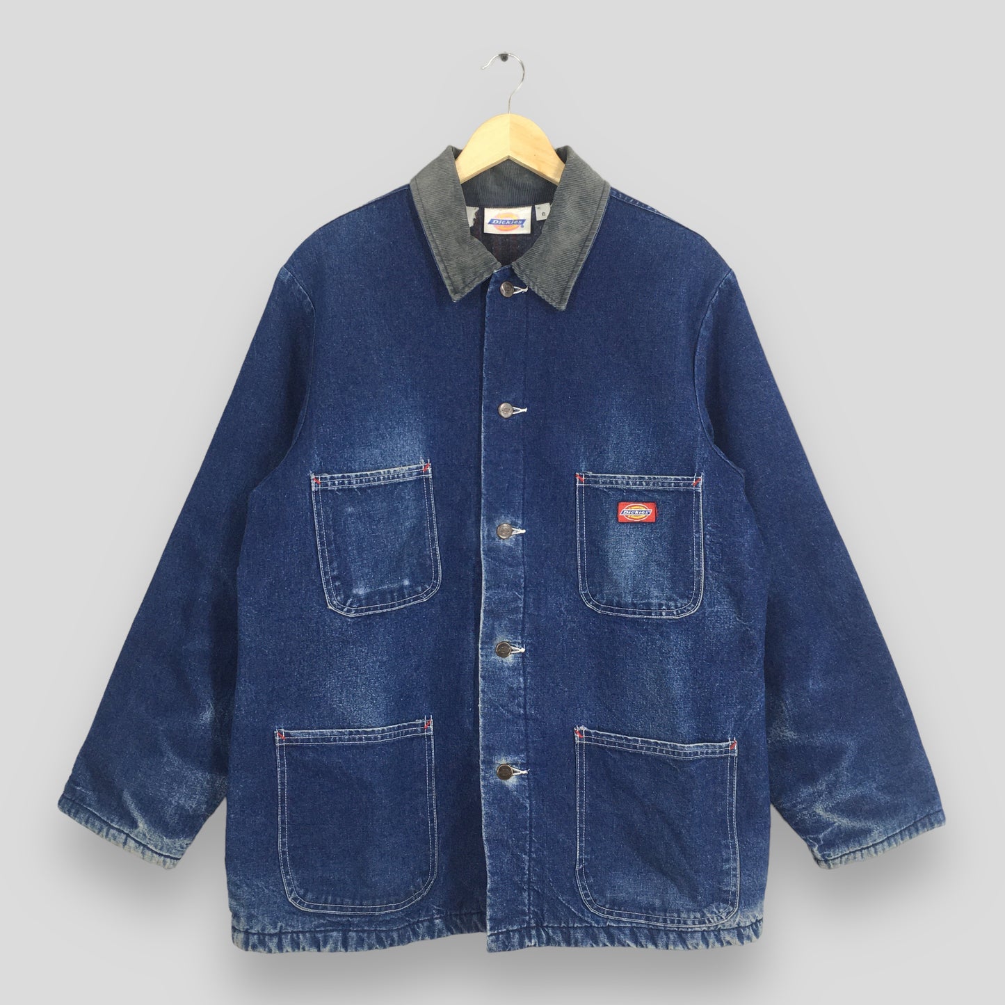 Dickies Blanket Blue Denim Jacket Large