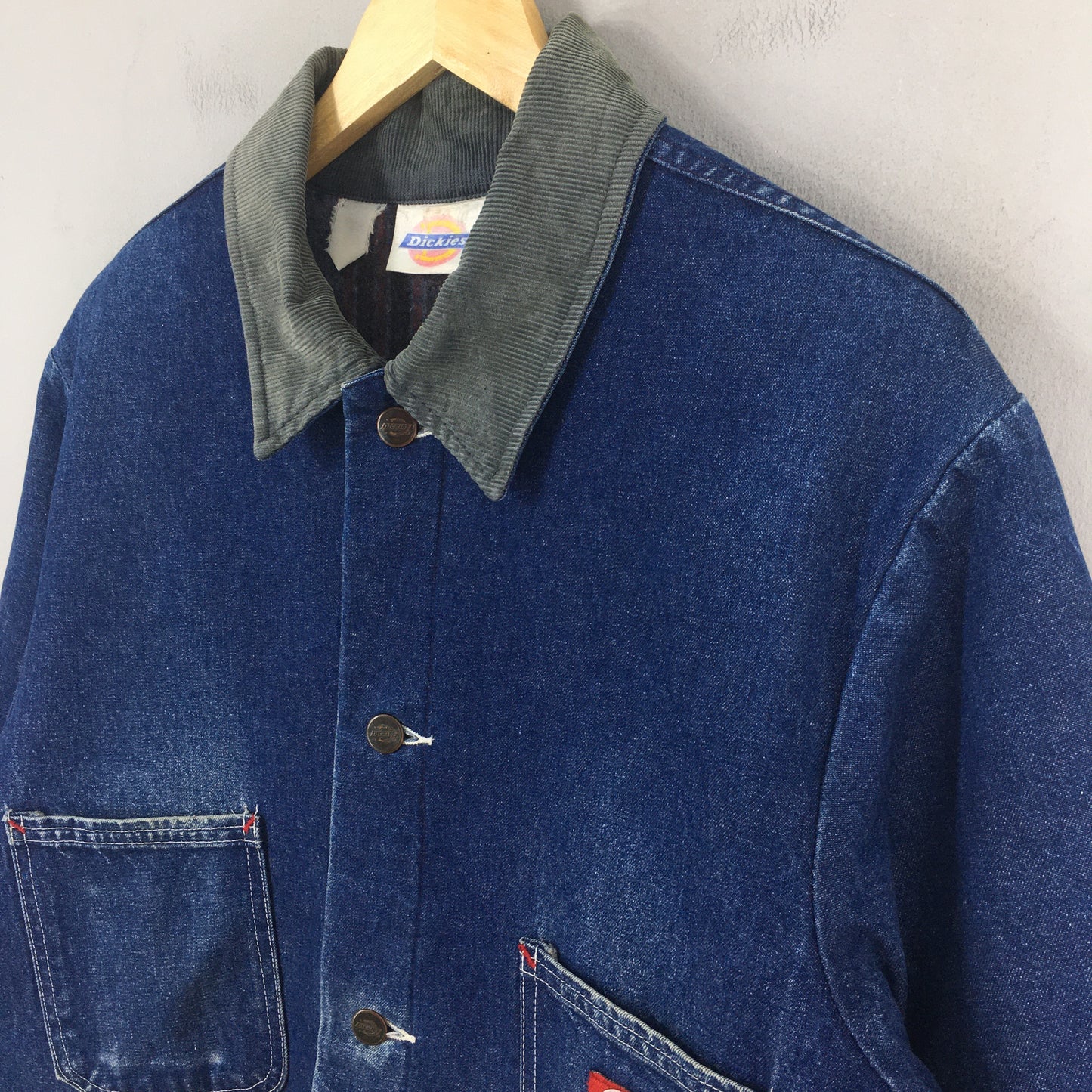 Dickies Blanket Blue Denim Jacket Large