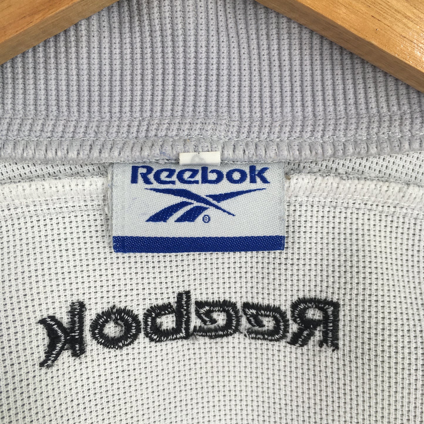 Reebok Sports Windbreaker Gray Jacket Medium