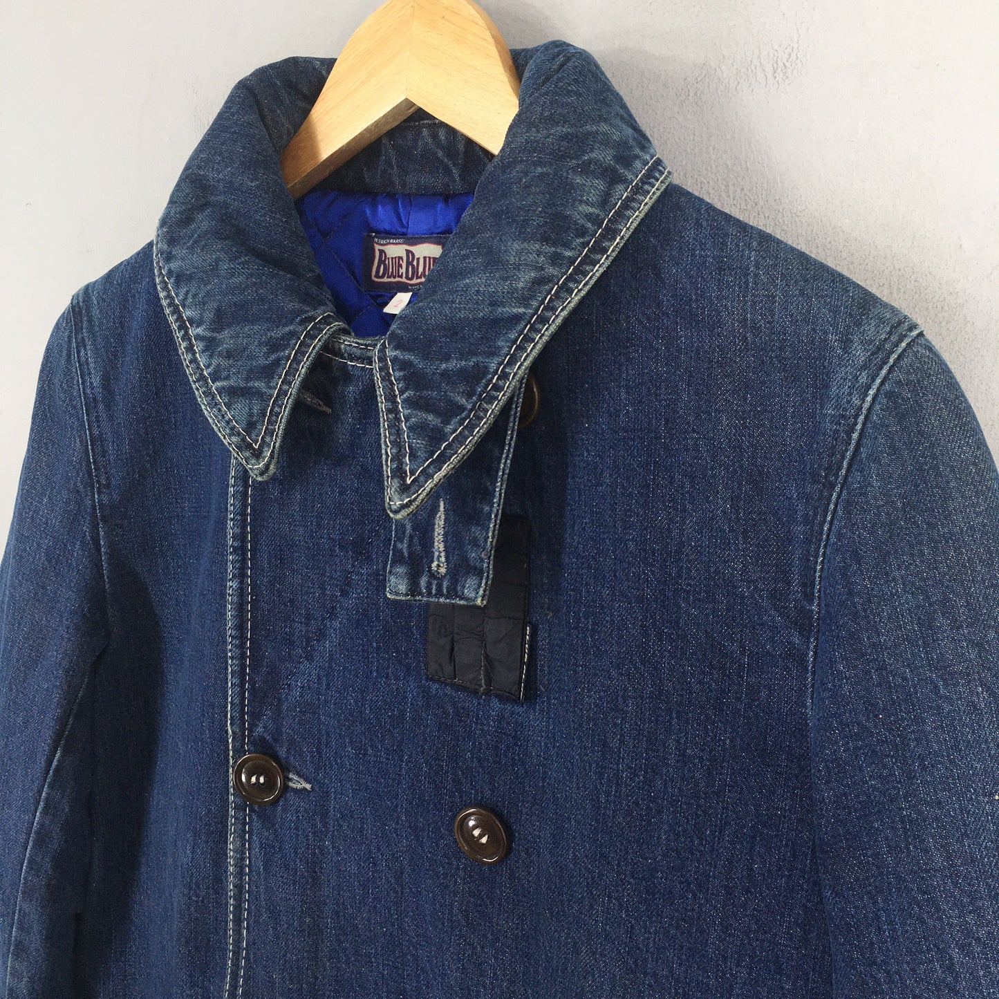 Blue Blue Japan Indigo Us Navy Jeans Jacket Medium