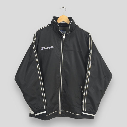 Champion Black Hoodie Jacket XLarge