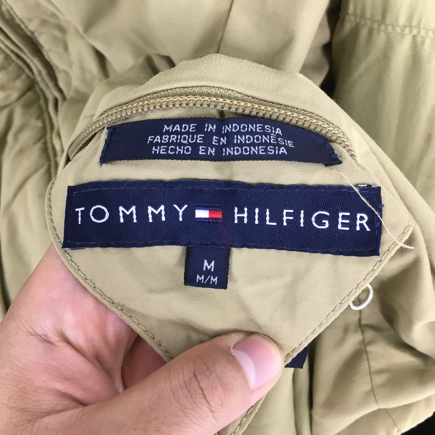 Tommy Hilfiger Hoodie Black Jacket Medium