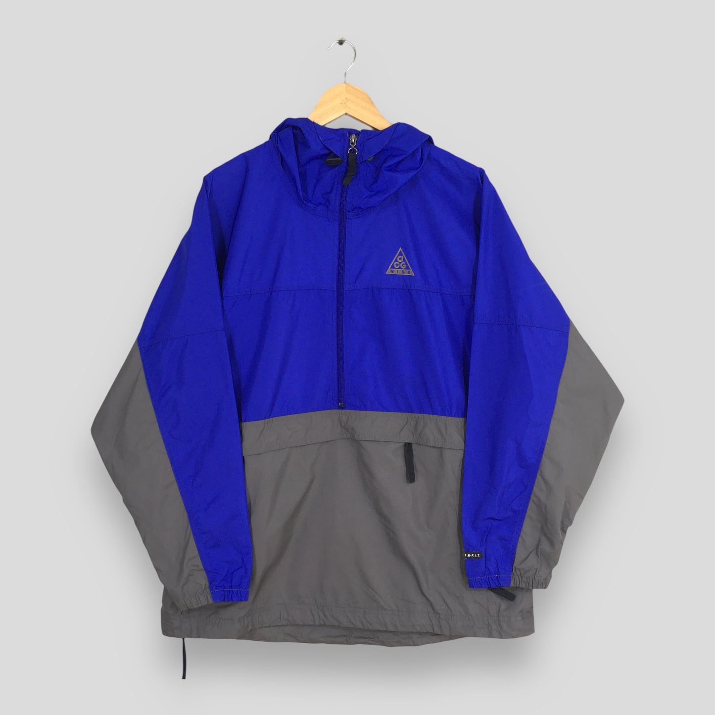 Nike Acg Windbreaker Blue Hoodie Jacket Large