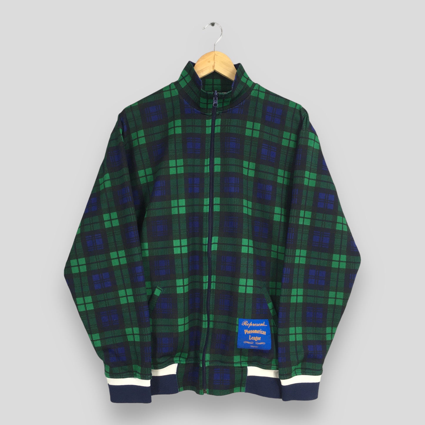 Phenomenon Japan Green Tartan Jacket Large