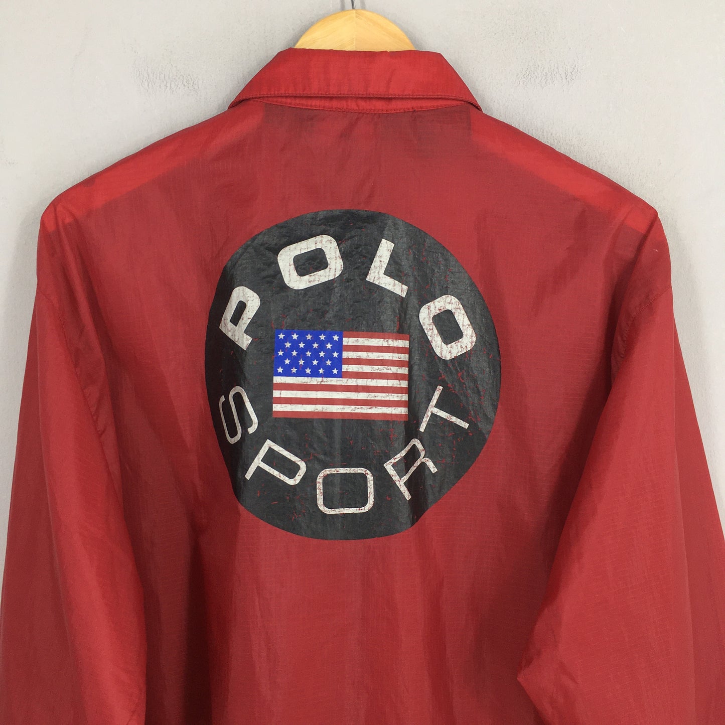 Polo Sport Red Windbreaker Small