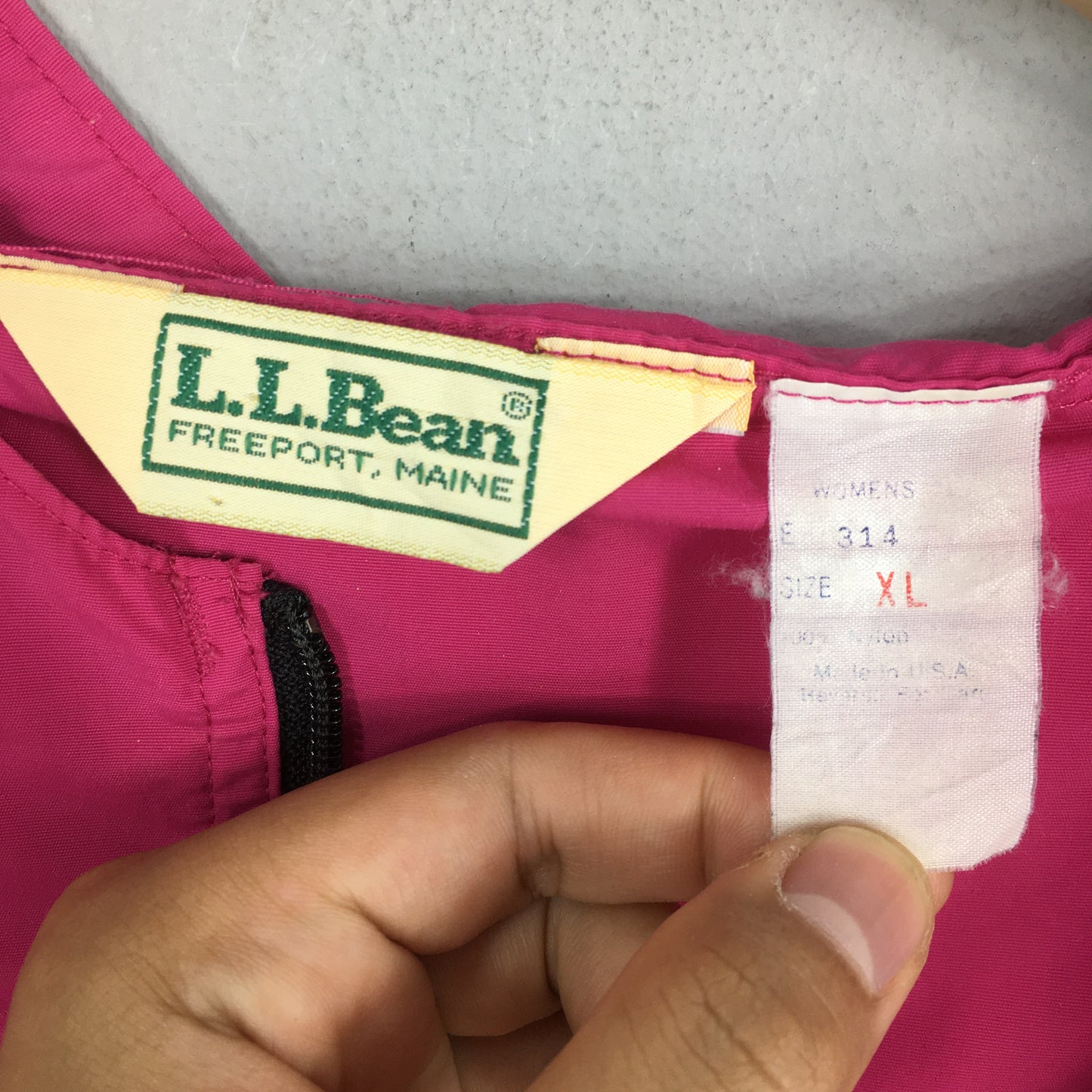 LL Bean Anorak Hoodie Jacket XLarge