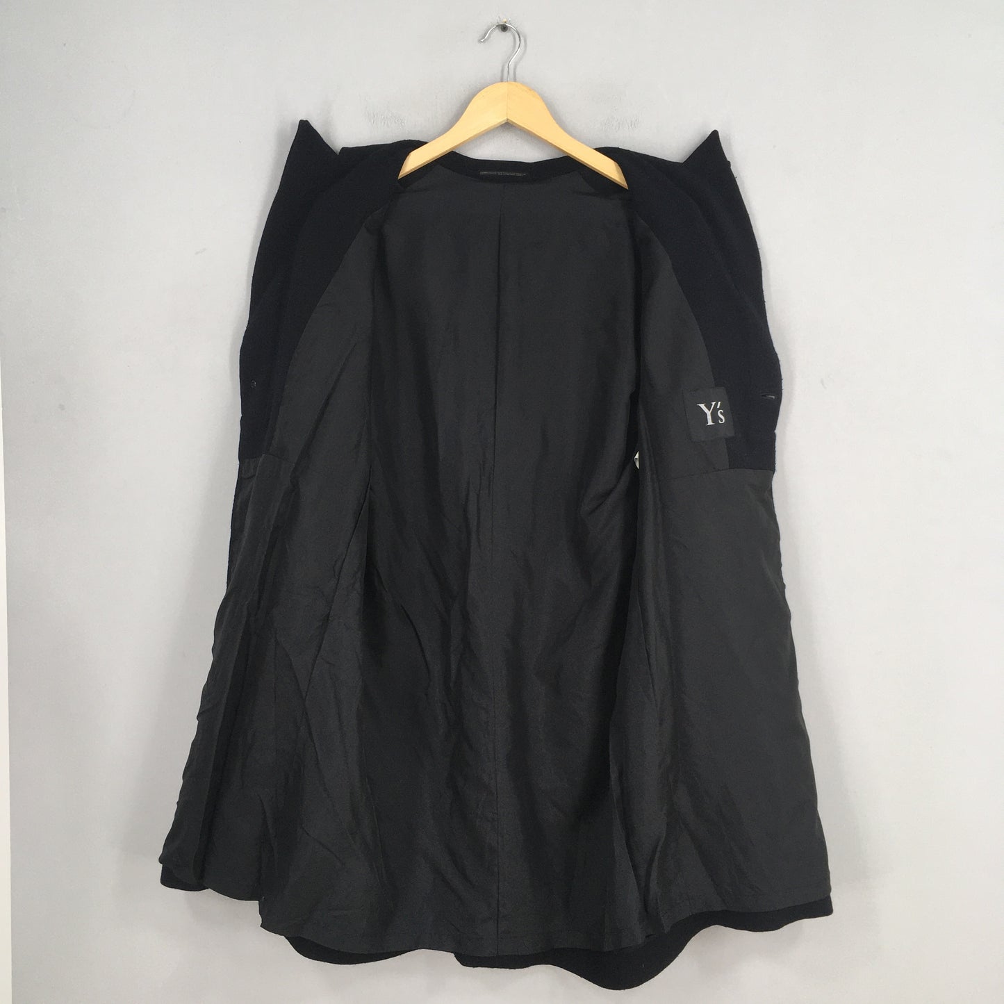 Y's For Men Yohji Yamamoto Black Wool Jacket Medium