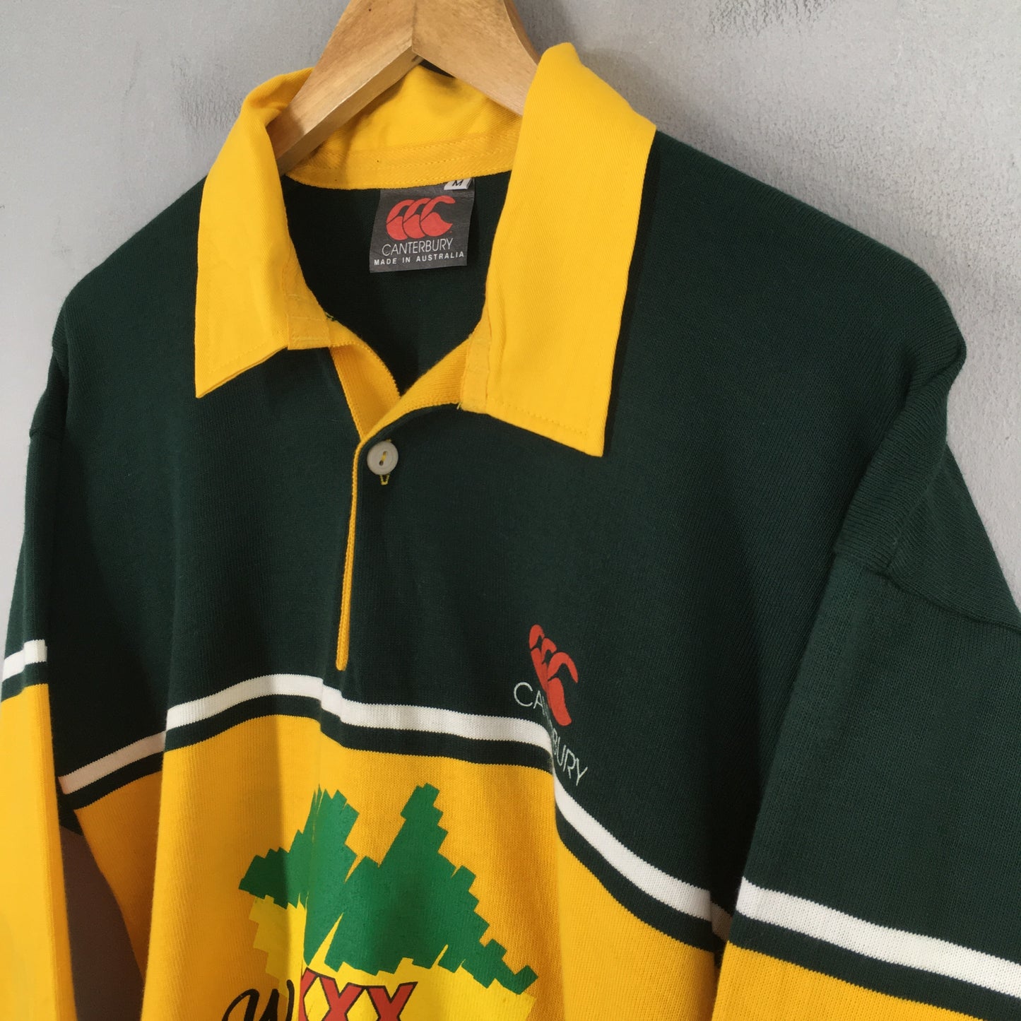 Canterbury Wallabies XXXX Classic Rugby Polo Shirt Medium