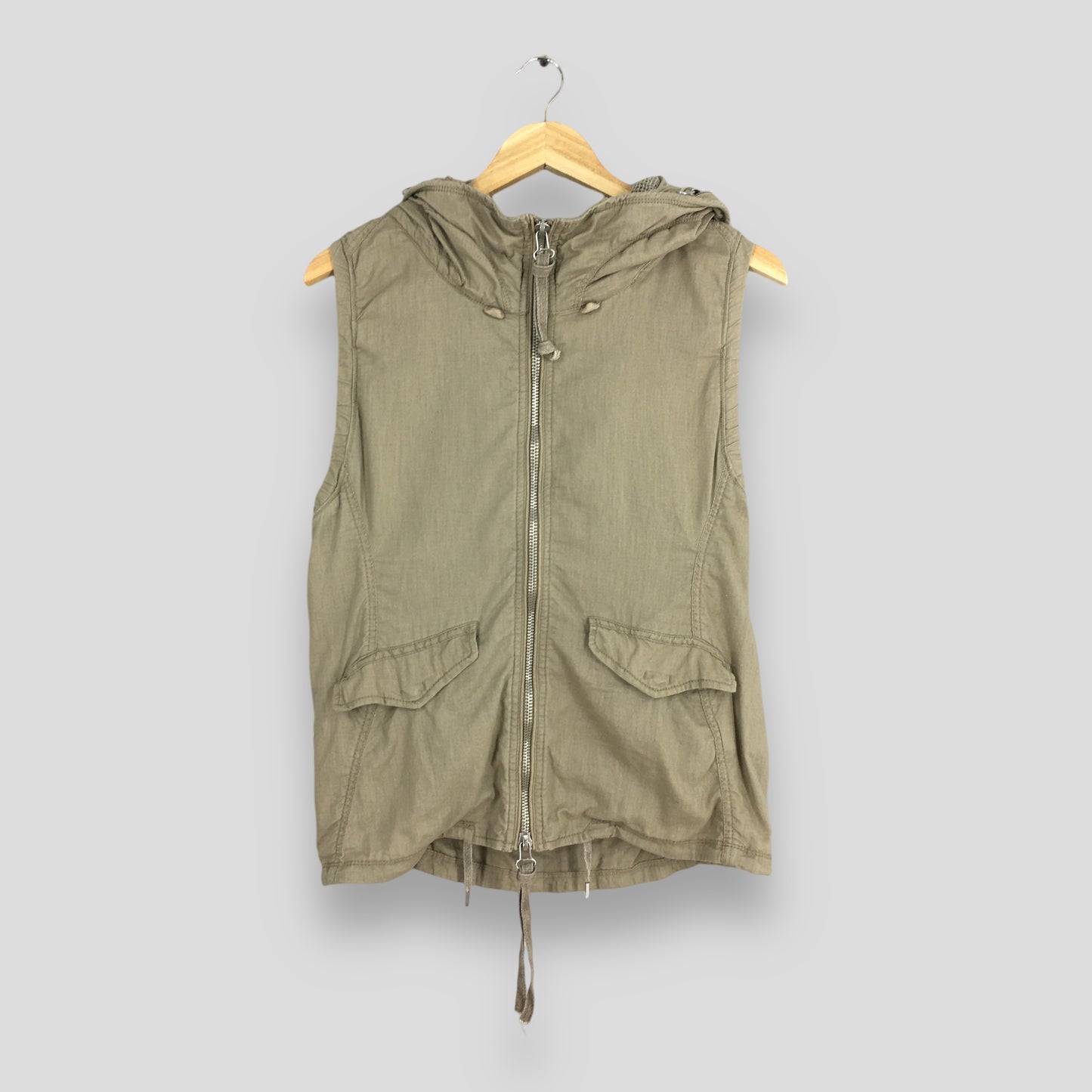 Goa If Six Was Nine Sleeveless Vest Linen Jacket Small