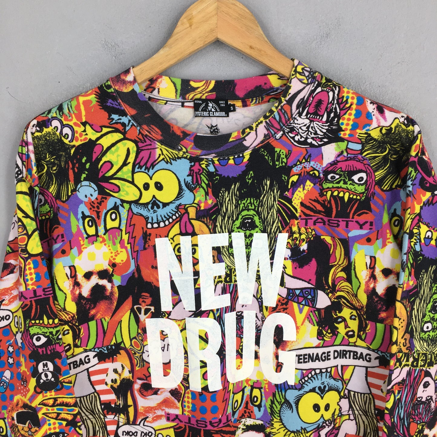 Hysteric Glamour X Skullux 2018 New Drug Art Ovp Multicolor T shirt Small