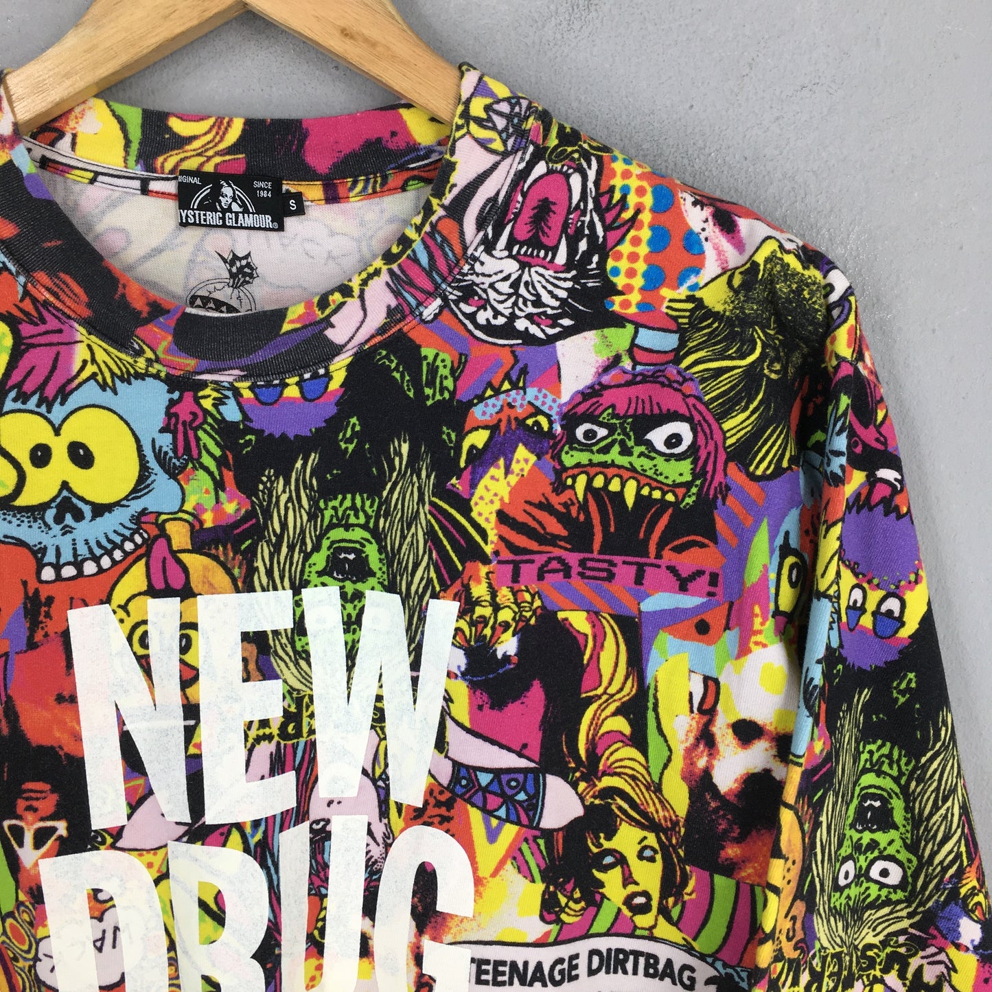 Hysteric Glamour X Skullux 2018 New Drug Art Ovp Multicolor T shirt Small