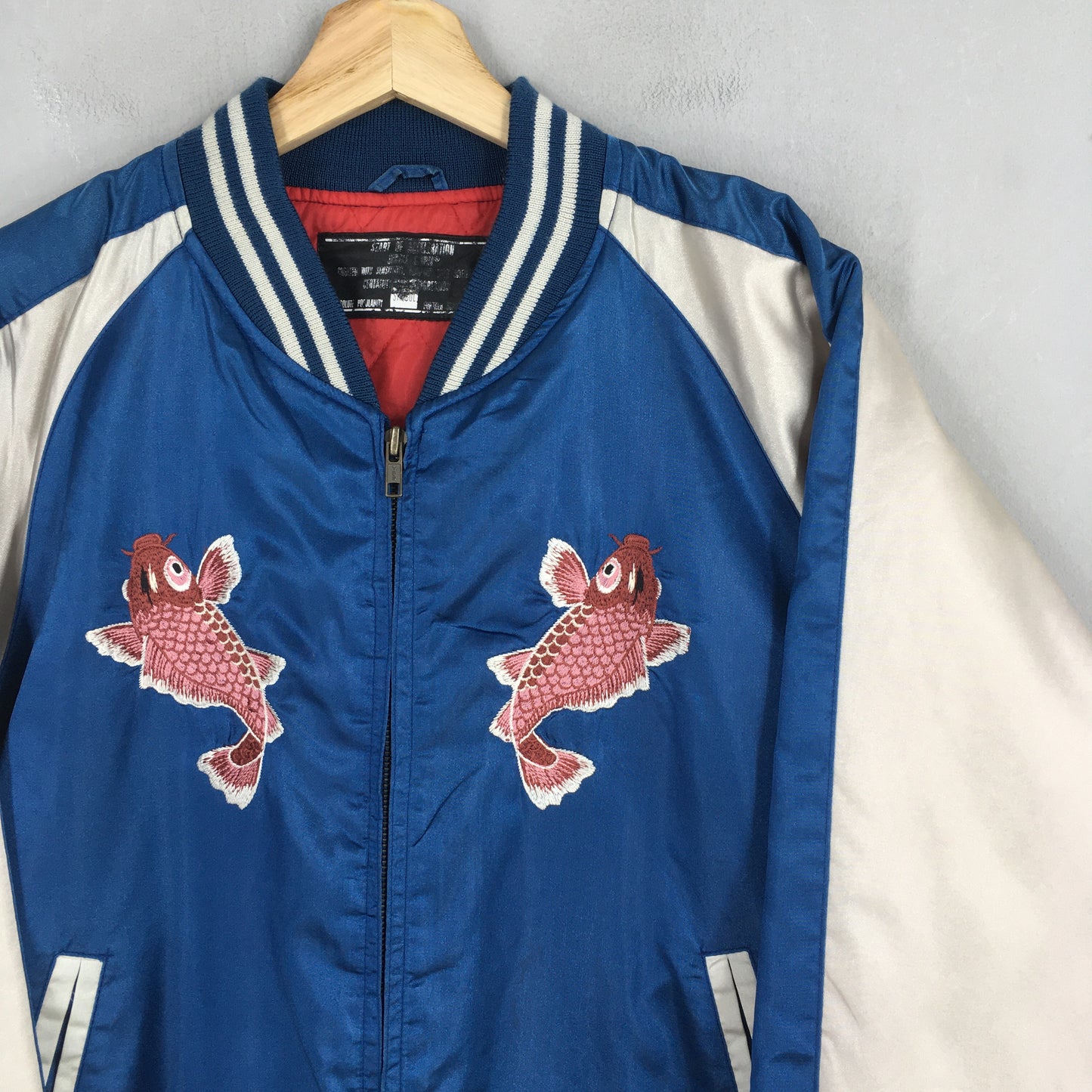 Sukajan Japan Fish Koi Jacket Large